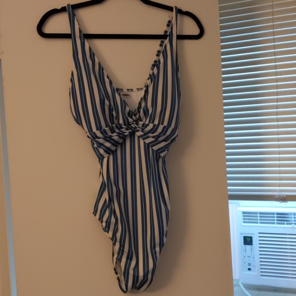 Stripe swimsuit